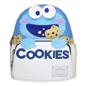 SeaWorld Exclusive Cookie Monster LoungeFly Backpack